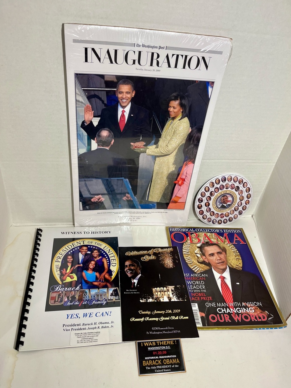 President Barack Obama 2009 Commemorative Inauguration Collectible Set